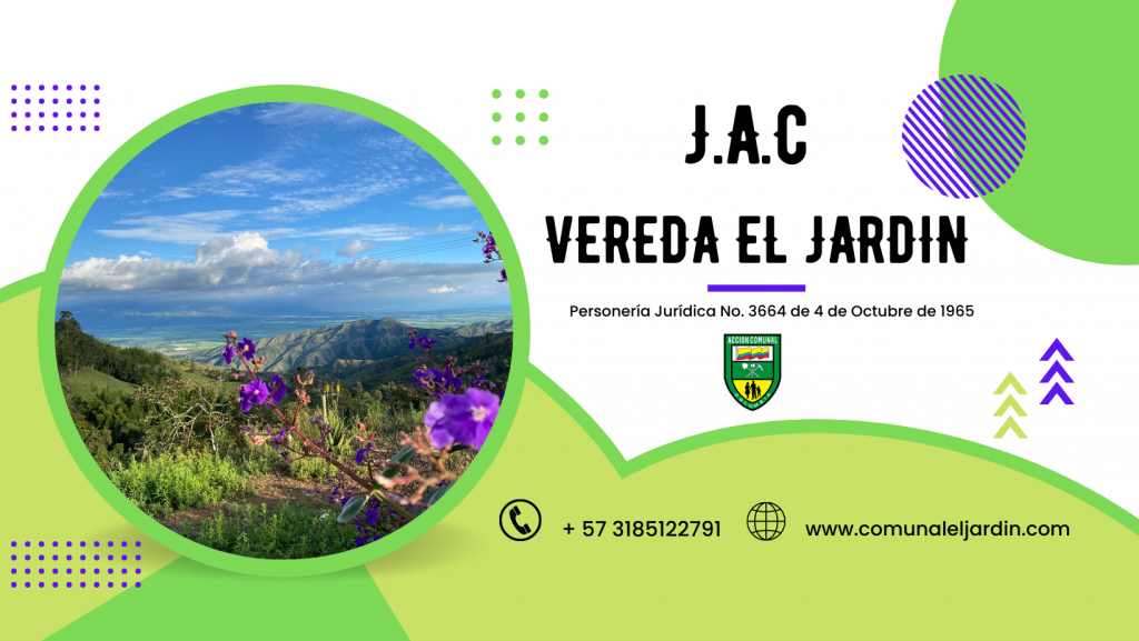 Contacto Junta de Accion Comunal Vereda el Jardin